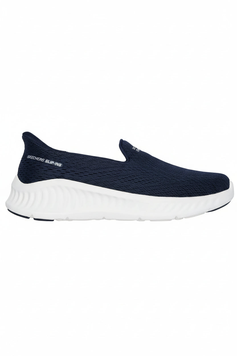 Tenis SKECHERS  DAMA GO WALK NOW AZUL BLANCO TUBULAR  - 125644-NVW