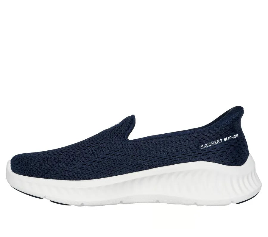 Tenis SKECHERS  DAMA GO WALK NOW AZUL BLANCO TUBULAR  - 125644-NVW