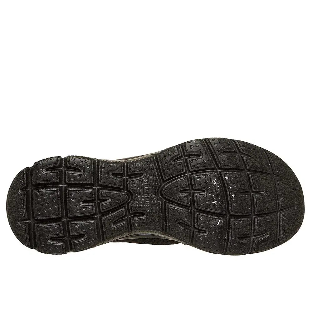 TENIS SKECHERS MUJER  SUMMITS PLUS SUMMER HAZE TODO NEGRO  - 150668-BBK