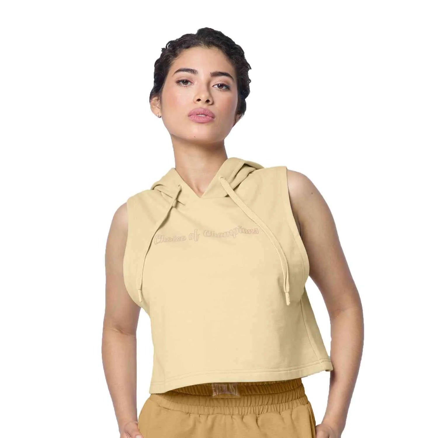 HOODIE EVERLAST MUJER ALGODÓN KHAKI BOXEO - EV65NAL105 KHAKI