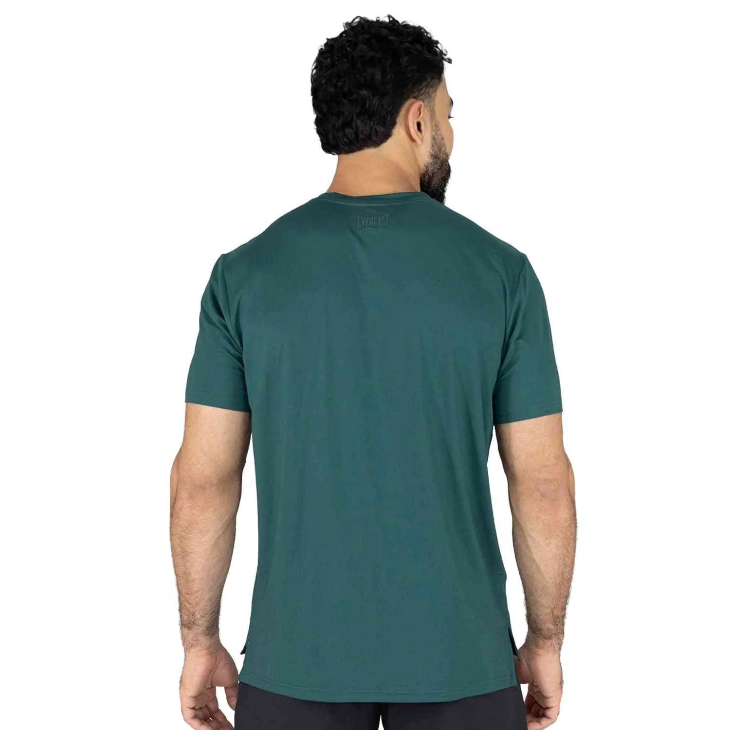 CAMISETA MANGA CORTA ALGODÓN VERDE ENTRENAMIENTO HOMBRE - EV76HEM336
