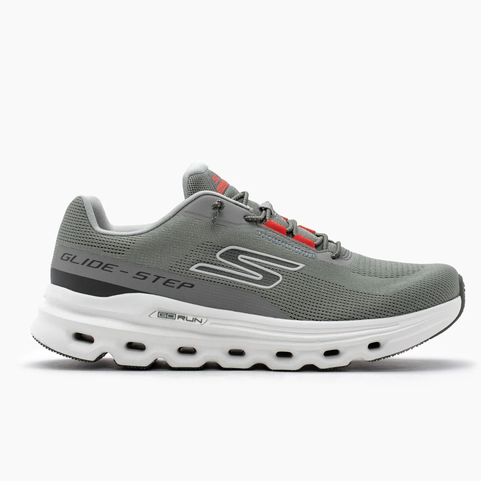 TENIS SKECHERS GO RUN GLIDE STEP ARCH FIT CASION BLANCO NEGRO HOMBRE - 221121-WBK