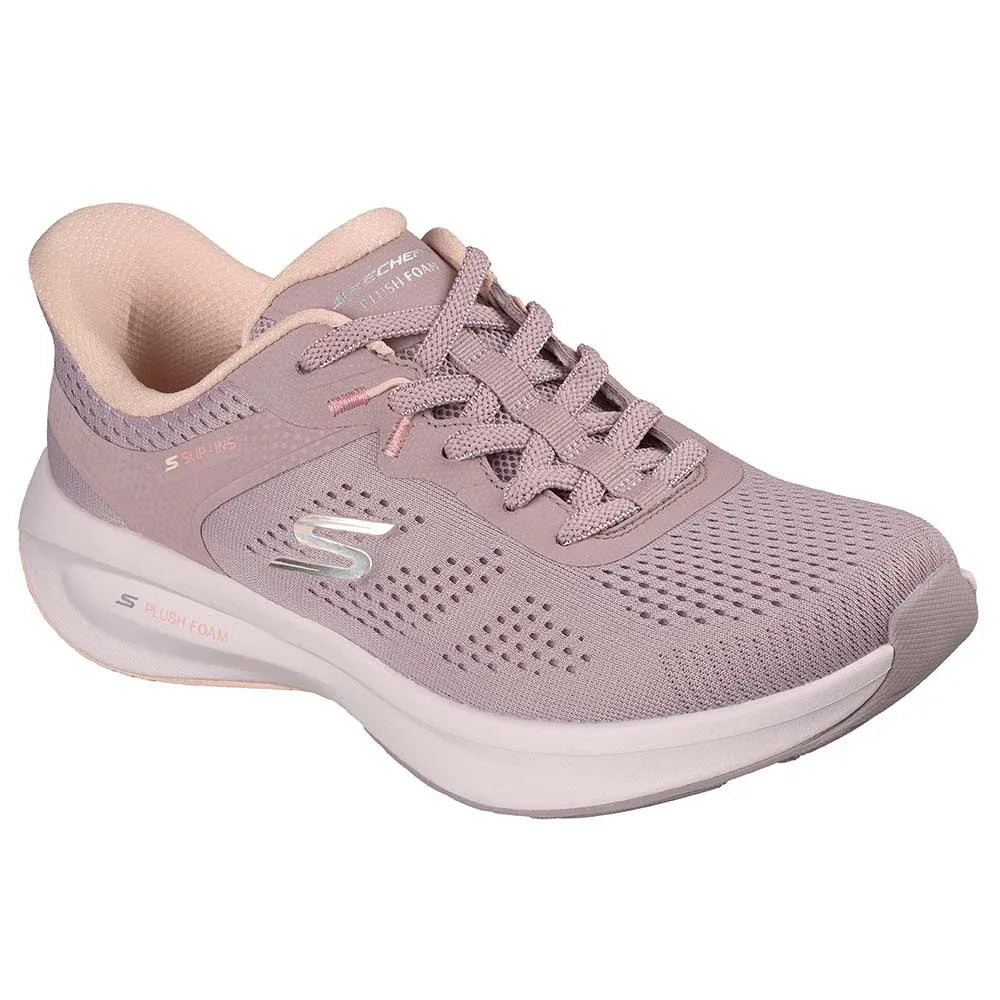 TENIS SKECHERS PLUSH FOAM CLOUD RIDE MAUVE MUJER - 150571-MVE