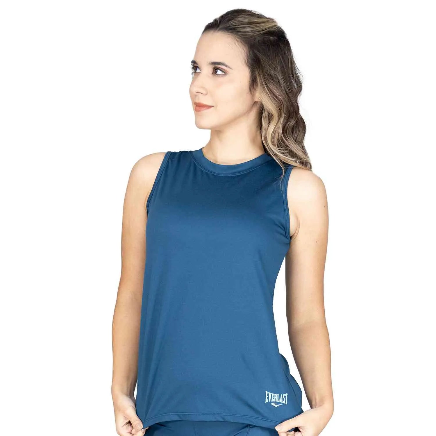 BLUSA  DAMA MANGA SISA SAVANNA LEGION AZUL ENTRENAMIENTO PRO - EV45BCL293 AZUL