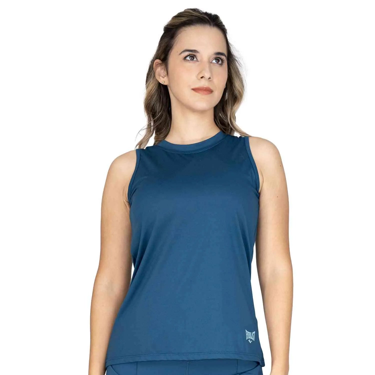 BLUSA  DAMA MANGA SISA SAVANNA LEGION AZUL ENTRENAMIENTO PRO - EV45BCL293 AZUL