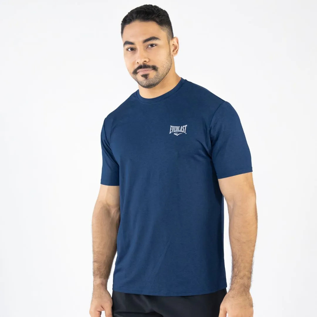 CAMISETA EVERLAST CUELLO REDONDO ENTRENAMIENTO AZUL HOMBRE EV70XAM003 AZUL