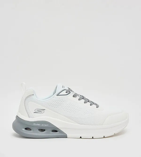 TENIS SKECHERS BOBS ARC WAVES 2.0 CLASS RANK TODO BLANCO HOMBRE - 118340-WHT