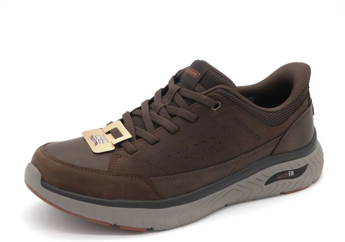 ZAPATOS SKECHERS ARCH FIT CROSSER FELIX CAFÉ HOMBRE   - 205656-CDB