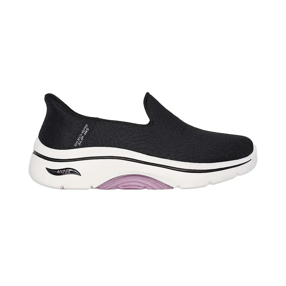 Tenis SKECHERS Dama Go Walk Arch Fit 2.0 Mikeyla Negro Blanco- 125332-BKMV