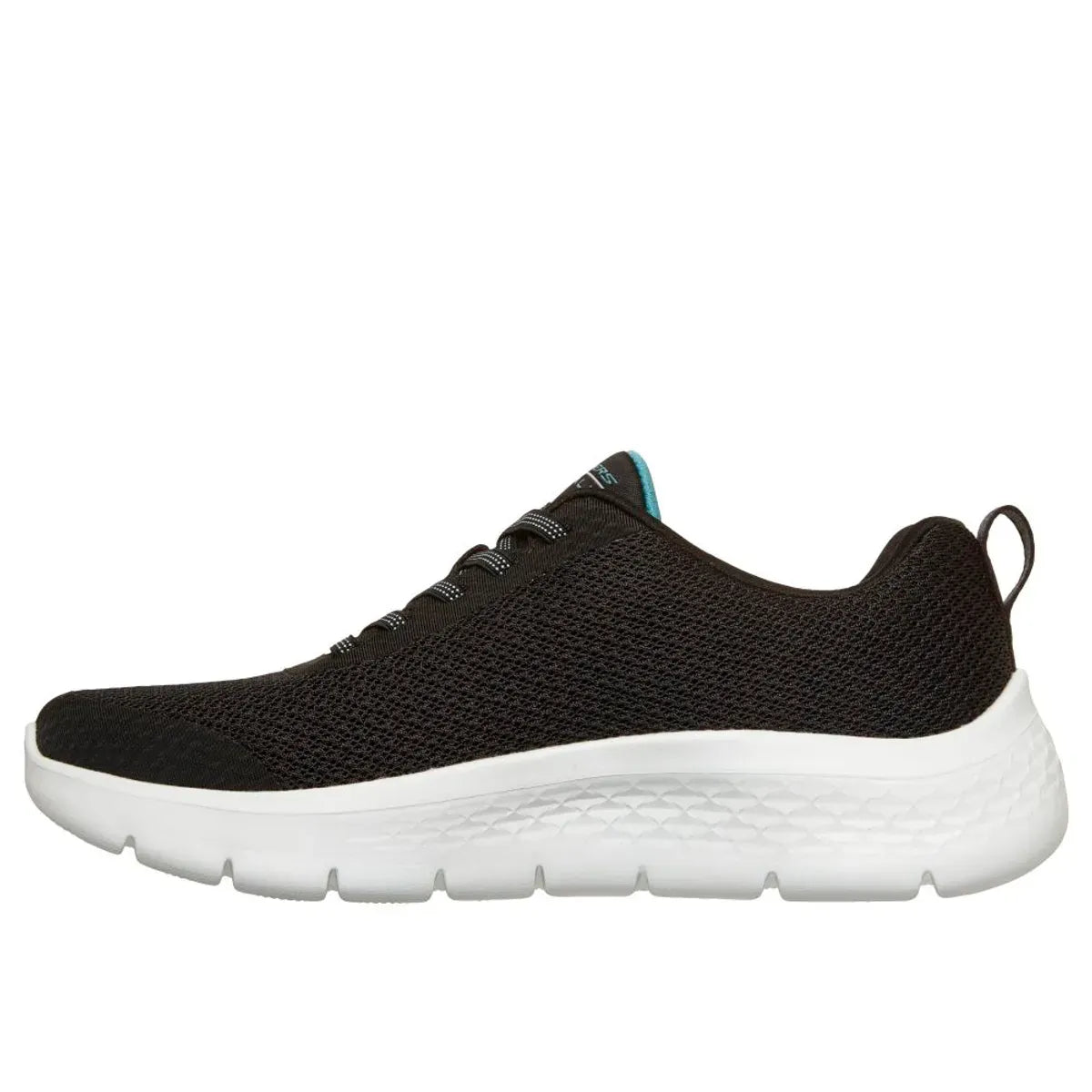 TENIS GO WALK FLEX CORA NEGRO BLANCO MUJER  - 125527-BLK