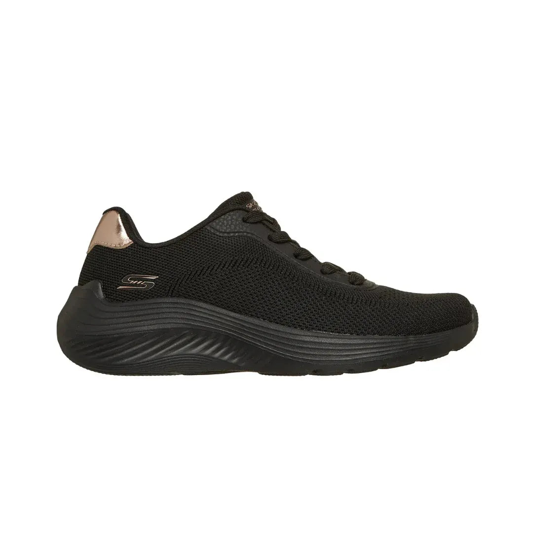 TENIS SKECHERS BOBS SQUAD WAVES CURRENT LOOK TODO NEGRO MUJER - 117679-BBK